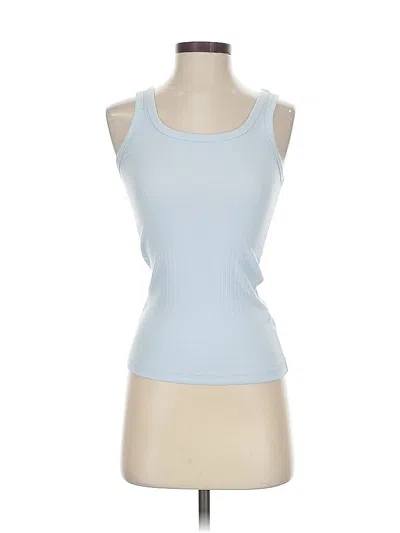 Pre-owned Aerie Tank Top Blue Strapless Neckline Tops