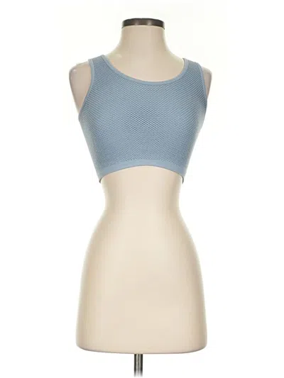 Pre-owned Aerie Tank Top Blue Strapless Neckline Tops