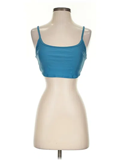 Pre-owned Aerie Tank Top Blue Strapless Neckline Tops