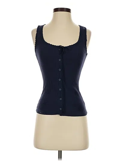 Pre-owned Aerie Tank Top Blue Sweetheart Neckline Tops