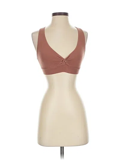 Pre-owned Aerie Tank Top Brown Strapless Neckline Tops