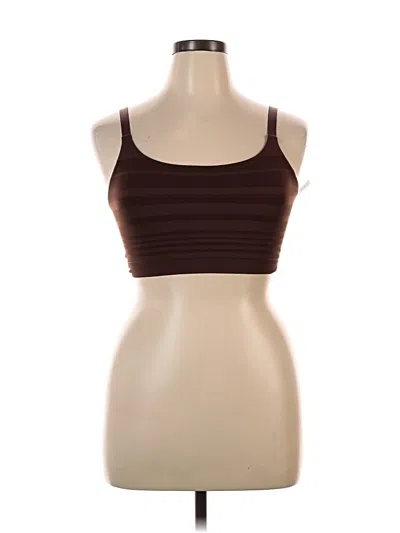Pre-owned Aerie Tank Top Brown Strapless Neckline Tops