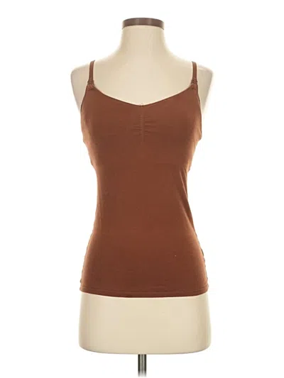 Pre-owned Aerie Tank Top Brown Strapless Neckline Tops