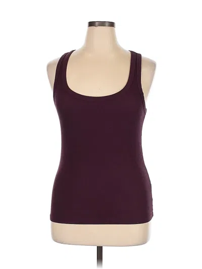 Pre-owned Aerie Tank Top Burgundy Halter Neckline Tops