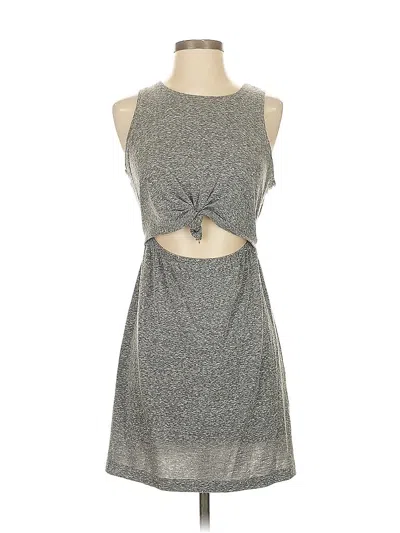 Pre-owned Aerie Tank Top Gray Halter Neckline Tops