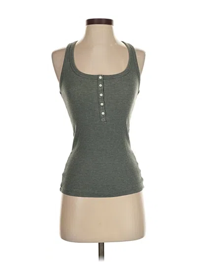 Pre-owned Aerie Tank Top Gray Halter Neckline Tops