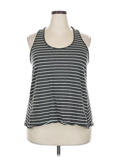 Pre-owned Aerie Tank Top Gray Halter Neckline Tops