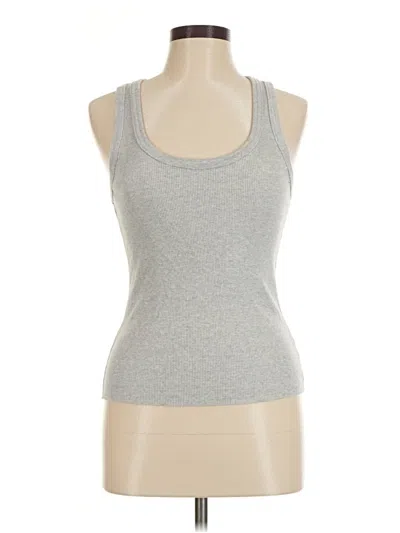 Pre-owned Aerie Tank Top Gray Halter Neckline Tops