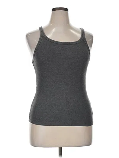 Pre-owned Aerie Tank Top Gray Halter Neckline Tops