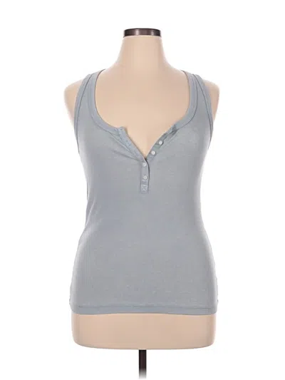 Pre-owned Aerie Tank Top Gray Halter Neckline Tops