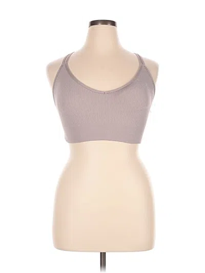 Pre-owned Aerie Tank Top Gray Halter Neckline Tops
