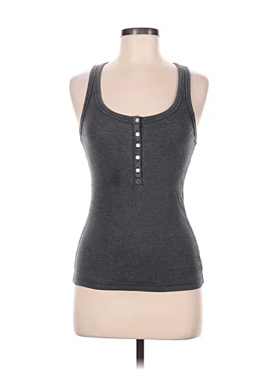 Pre-owned Aerie Tank Top Gray Halter Neckline Tops