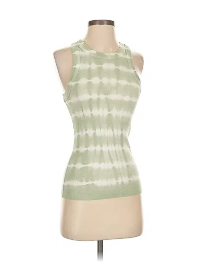 Pre-owned Aerie Tank Top Green Halter Neckline Tops