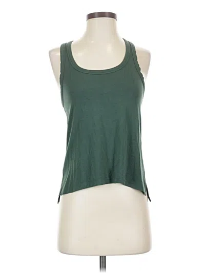Pre-owned Aerie Tank Top Green Halter Neckline Tops