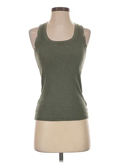 Pre-owned Aerie Tank Top Green Halter Neckline Tops
