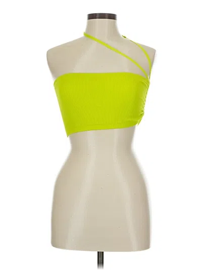 Pre-owned Aerie Tank Top Green Strapless Neckline Tops