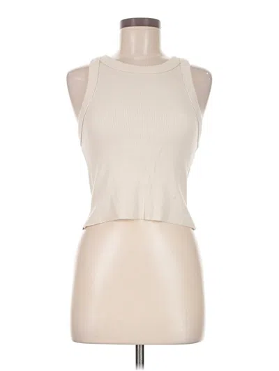 Pre-owned Aerie Tank Top Ivory Halter Neckline Tops