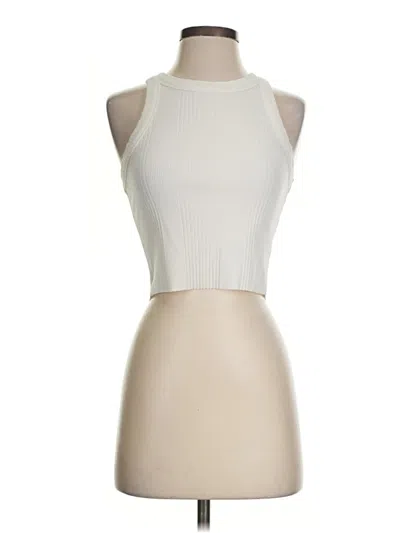 Pre-owned Aerie Tank Top Ivory Halter Neckline Tops