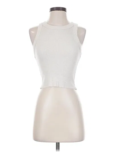 Pre-owned Aerie Tank Top Ivory Halter Neckline Tops