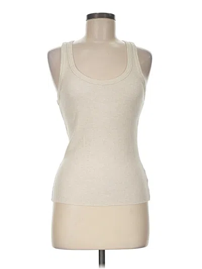 Pre-owned Aerie Tank Top Ivory Halter Neckline Tops
