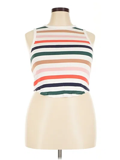 Pre-owned Aerie Tank Top Ivory Halter Neckline Tops