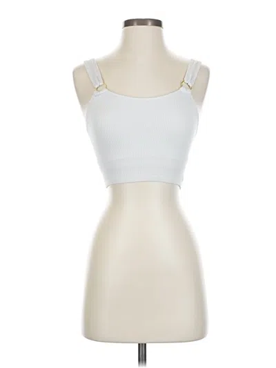 Pre-owned Aerie Tank Top Ivory Strapless Neckline Tops In White