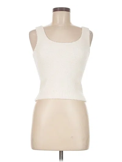 Aerie Tank Top Ivory Strapless Neckline Tops In White