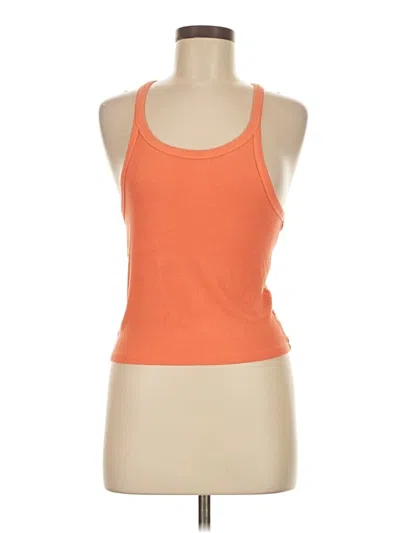 Pre-owned Aerie Tank Top Orange Halter Neckline Tops