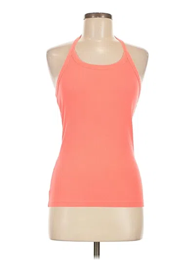 Pre-owned Aerie Tank Top Orange Halter Neckline Tops