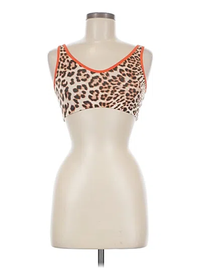 Pre-owned Aerie Tank Top Orange Strapless Neckline Tops