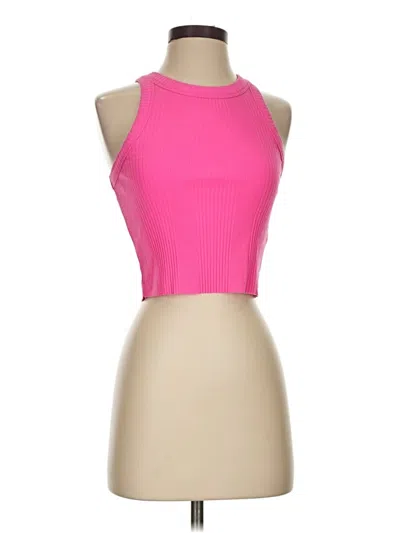 Pre-owned Aerie Tank Top Pink Halter Neckline Tops