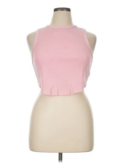 Pre-owned Aerie Tank Top Pink Halter Neckline Tops