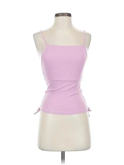 Pre-owned Aerie Tank Top Pink Strapless Neckline Tops