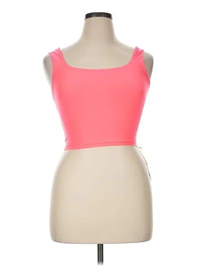 Aerie Tank Top Pink Strapless Neckline Tops