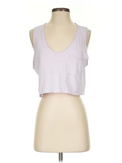 Pre-owned Aerie Tank Top Purple Strapless Neckline Tops