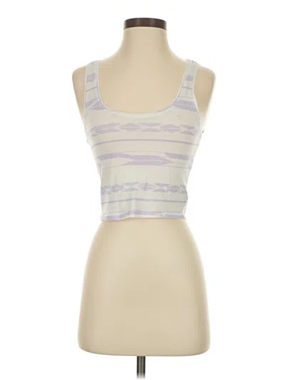 Pre-owned Aerie Tank Top Purple Strapless Neckline Tops