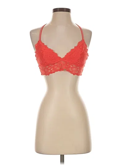 Pre-owned Aerie Tank Top Red Halter Neckline Tops