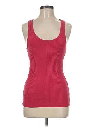 Pre-owned Aerie Tank Top Red Halter Neckline Tops