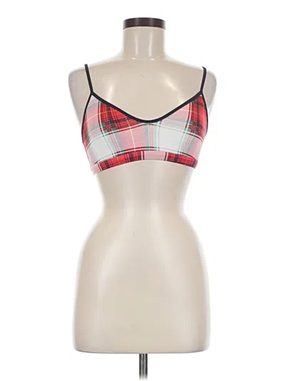 Pre-owned Aerie Tank Top Red Strapless Neckline Tops