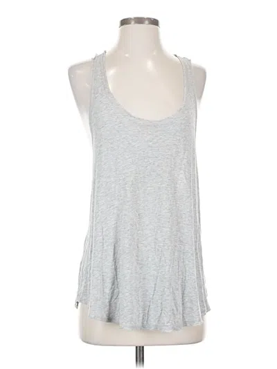 Pre-owned Aerie Tank Top Silver Halter Neckline Tops