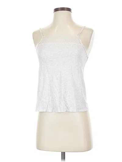 Pre-owned Aerie Tank Top Silver Halter Neckline Tops