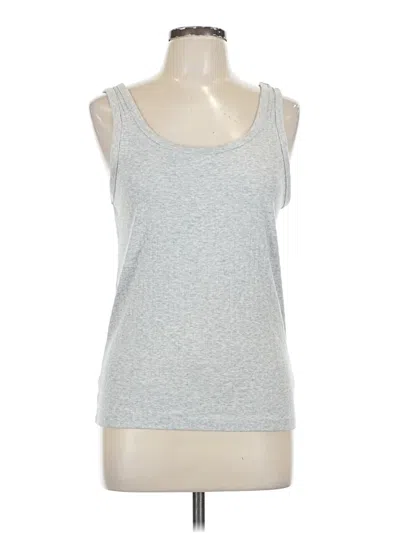 Pre-owned Aerie Tank Top Silver Strapless Neckline Tops