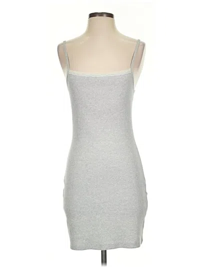 Pre-owned Aerie Tank Top Silver Strapless Neckline Tops
