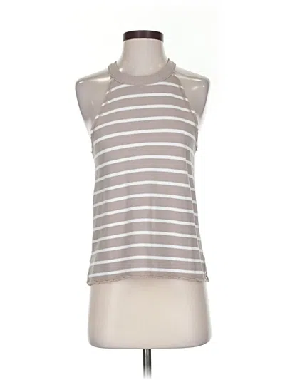 Pre-owned Aerie Tank Top Tan Halter Neckline Tops