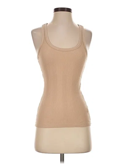 Pre-owned Aerie Tank Top Tan Halter Neckline Tops