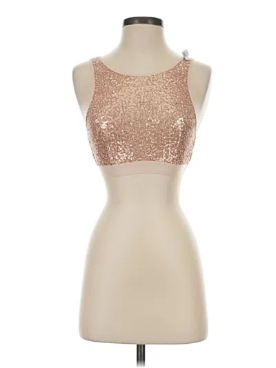 Pre-owned Aerie Tank Top Tan Strapless Neckline Tops