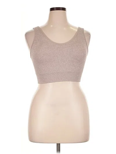 Pre-owned Aerie Tank Top Tan Strapless Neckline Tops
