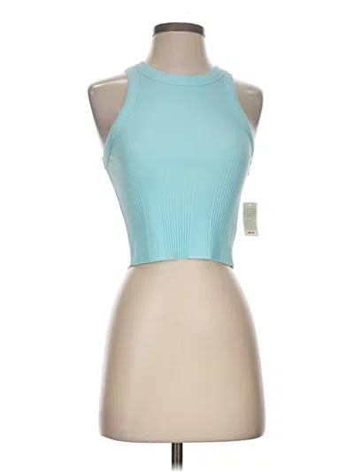 Aerie Tank Top Teal Halter Neckline Tops
