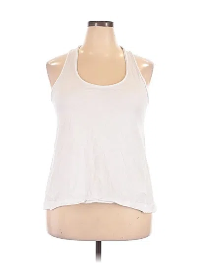 Pre-owned Aerie Tank Top White Halter Neckline Tops