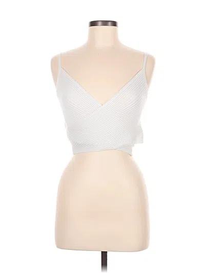 Pre-owned Aerie Tank Top White Strapless Neckline Tops